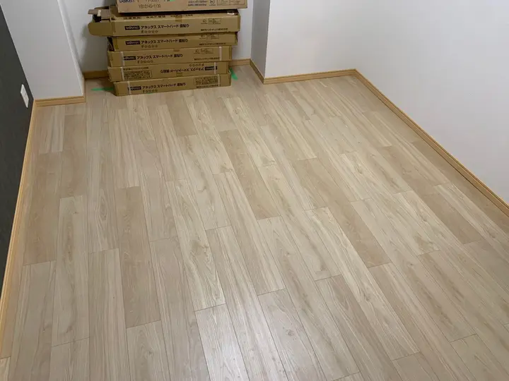 施工後の居室全景