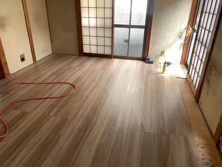 施工後の室内